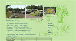 Desktop Screenshot of doubleheartrvpark.com